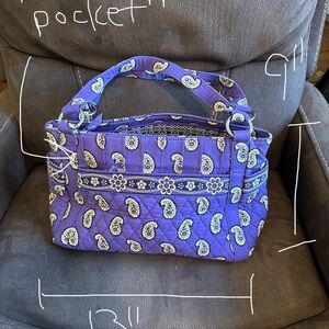 Vintage Vera Bradley  Purple paisley Shoulder Bag